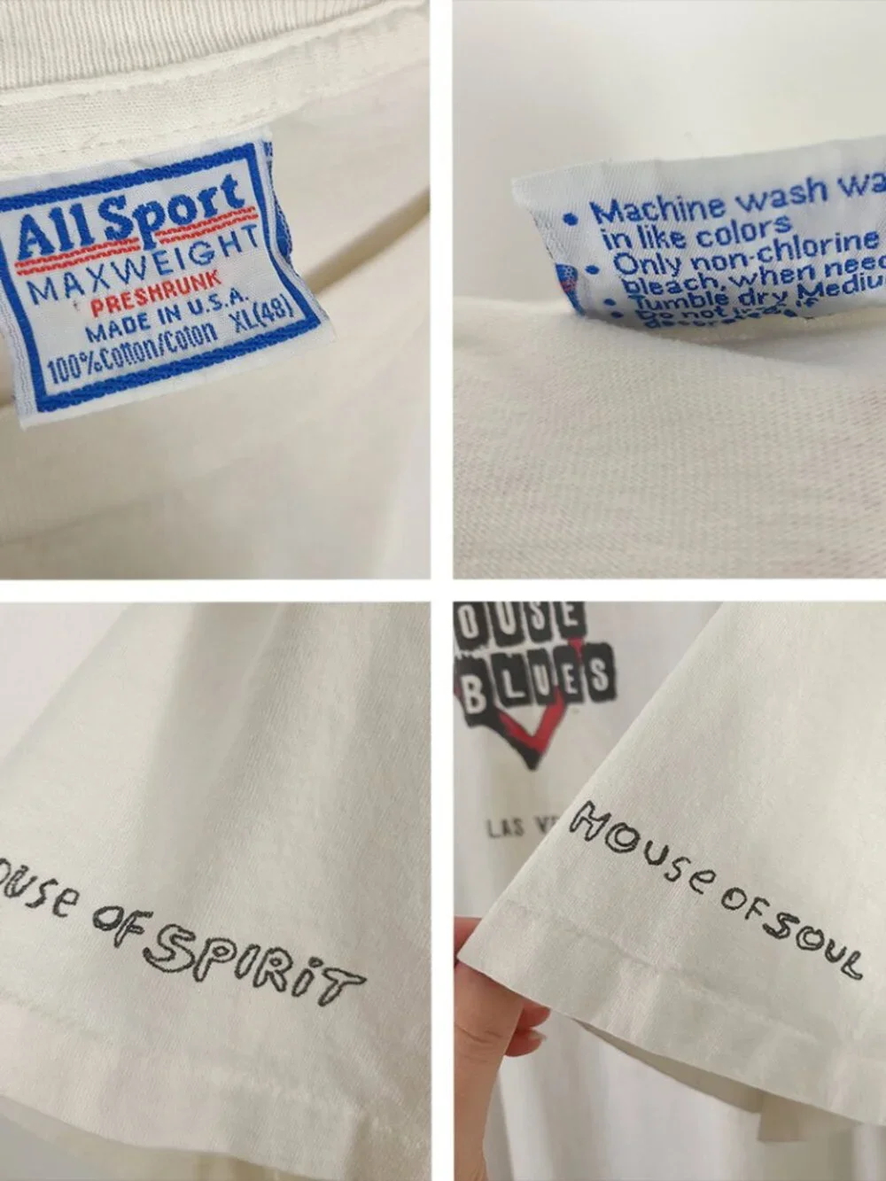 House of Blues Las Vegas Vintage Crew Neck Tee - Picture 6 of 9